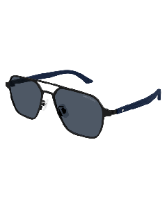 Montblanc MB0360S Sunglasses 004 BLACK 56mm