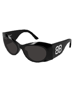 Balenciaga BB0394S Sunglasses 001 BLACK 59mm