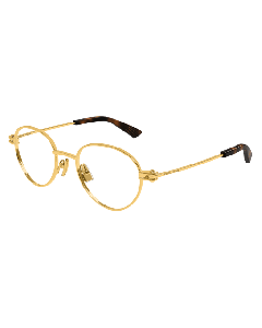 Bottega-Veneta BV1382O Eyeglasses 003 GOLD 50mm