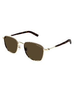 Montblanc MB0392SA Sunglasses 004 GOLD 55mm