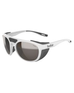 Bolle ADVENTURER Sunglasses White Matte SOLACE4 Brown Gun cat 4 - 9007