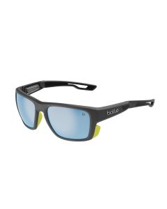 Bolle AIRDRIFT Sunglasses Black Matte Acid Sky Blue Polarized cat 3
