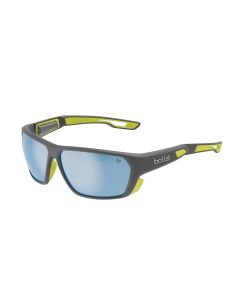 Bolle AIRFIN Sunglasses Grey Matte Acid Sky Blue Polarized cat 3