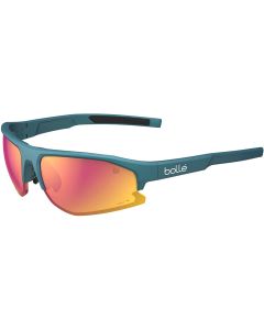 Bolle BOLT 2.0 Sunglasses Creator Teal Metallic Volt+ Ruby Polarized cat 3