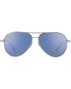 Serengeti CARRARA Sunglasses Shiny Silver Mineral Polarized 555nm Blue Cat 2 to 3 59mm - 5471