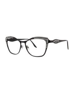 CAVIAR 1816 Eyeglasses 24 BLACK 56mm ladies