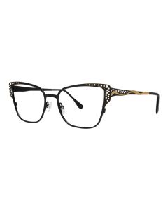 CAVIAR 1819 Eyeglasses 24 BLACK 53mm ladies