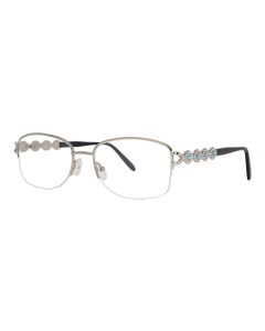 CAVIAR 2416 Eyeglasses 35 SILVER 53mm ladies