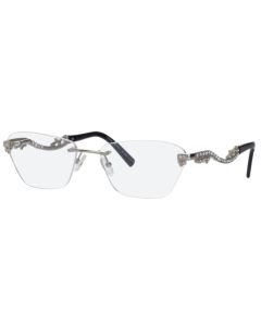 Caviar 2394 Eyeglasses 21 Gold w/ Clear Crystals mm