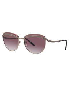Caviar 4410 Sunglasses 21 Gold w/ Clear Crystals 59mm Cat-Eye