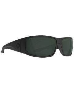 Spy COOPER XL Sunglasses Matte Black Happy Gray Green Polar - 0285