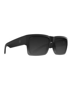 Spy CYRUS Sunglasses Soft Matte Black Fade Happy Gray Green with Black Mirror