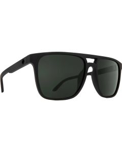 Spy CZAR Sunglasses Matte Black Happy Gray Green Polar
