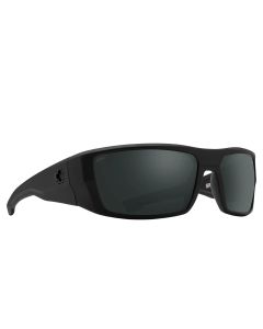 Spy DIRK Sunglasses Soft Matte Black Happy Boost Polar with Black Mirror - 0210