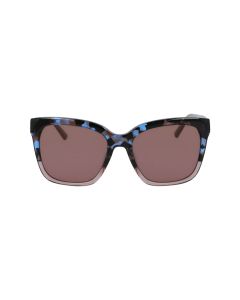 DKNY DK534S Sunglasses 270 Crystal Mink/Blue/Bk Tortoise 56mm
