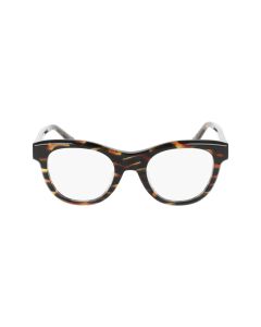 Donna Karan DO5018 Eyeglasses 233 Brown Horn 49mm