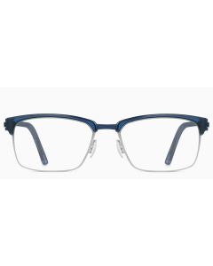 OVVO 3760 Eyeglasses 6D3 deep sea/titanium w/ navy 52mm