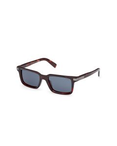 ZEGNA EZ0249 Sunglasses 45E - SHINY LIGHT BROWN / SHINY LIGHT BROWN 53mm