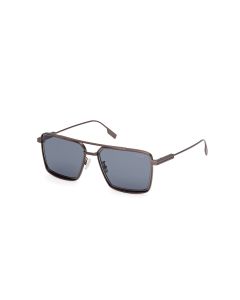 ZEGNA EZ0257 Sunglasses 17A - MATTE PALLADIUM / MATTE PALLADIUM 56mm