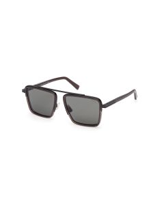 ZEGNA EZ0272 Sunglasses 20N - SHINY GREY / SHINY GREY 57mm