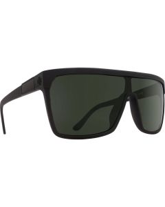 Spy FLYNN Sunglasses Soft Matte Black Happy Gray Green