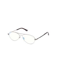 TOM FORD FT6128-B Eyeglasses 008 - SHINY GUNMETAL / SHINY BLACK 56mm