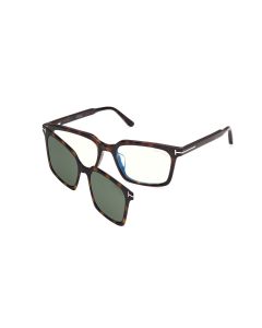 TOM FORD FT6153-D-B Eyeglasses 052 - DARK HAVANA 57mm