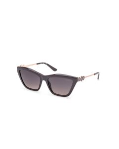 GUESS GU00199 Sunglasses 01B - SHINY BLACK / SHINY BLACK 56mm