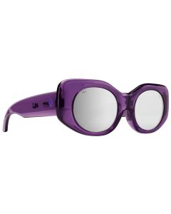 Spy HANGOUT Sunglasses Del Translucent Purple Happy Bronze Platinum Spectra Mirror