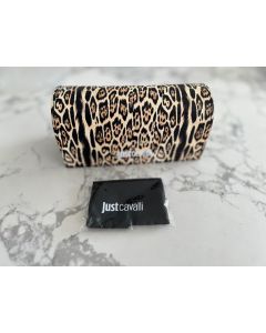 Just Cavalli Sunglasses Sun Glasses Eyeglasses Case Animal Print