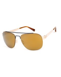 Zero G ISLAND PARK SUN Sunglasses Gold-Navy Blue 57mm