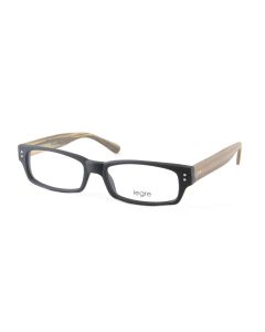 LEGRE LE155 Eyeglasses Black/ Birch Wood 52mm