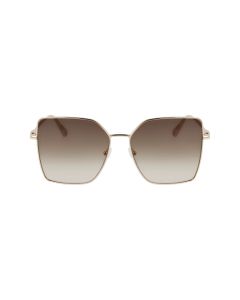 Longchamp LO173S Sunglasses 708 Gold/Gradient Khaki 57mm