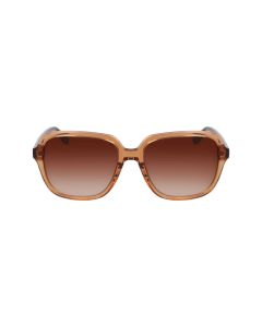 Nine West NW663S Sunglasses 210 Caramel Crystal 56mm
