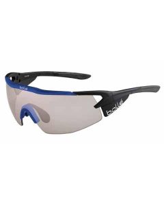 Bolle AEROMAX-BLACK-MATTE-TRANSLUCID-BLUE-TNS-GUN Sunglasses MATTE BLACK/BLUE 135mm