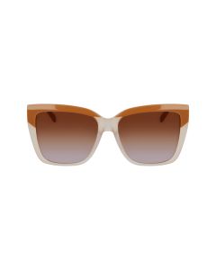 Ferragamo S SF1102S Sunglasses 261 Caramel 58mm