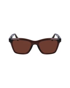 Ferragamo S SF2001S Sunglasses 232 Transparent Brown 54mm