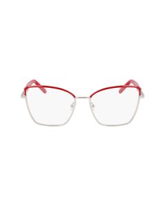 Ferragamo SF2223N Eyeglasses 744 Light Gold/Burgundy 54mm