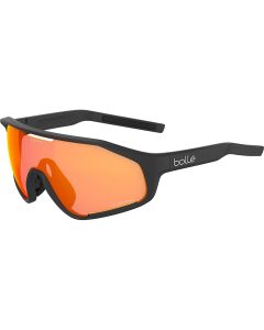 Bolle SHIFTER Sunglasses Black Matte Phantom Brown Red Photochromic cat 2 to 3