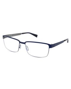 Zero G WARWICK Eyeglasses Navy Blue-Silver Gradient 59mm