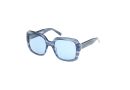 ABERCROMBIE & FITCH AF00054 Sunglasses 01A - SHINY BLACK / SHINY BLACK 55mm