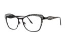 CAVIAR 1816 Eyeglasses 24 BLACK 56mm ladies