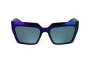 Karl Lagerfeld KL6181S Sunglasses 400 Mirror Blue 55mm