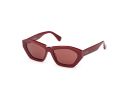 MAXMARA MM0169 KATE Sunglasses 01A - SHINY BLACK / SHINY BLACK 54mm